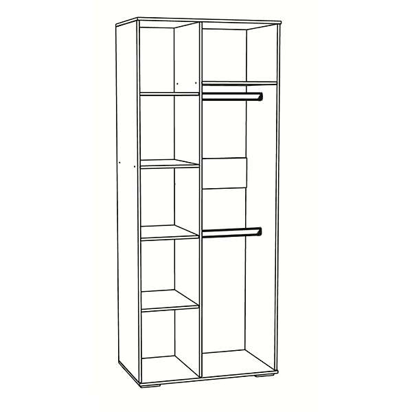 Купить шкаф двухстворчатый ричард рш-23 - 17 522 руб.