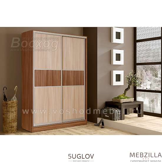 Купить шкаф-купе двухдверный кл2/60/1.2 люкс - 15 960 руб.