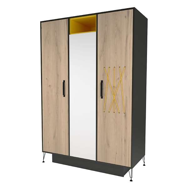 Купить шкаф трехстворчатый с зеркалом алекса - 32 130 руб.