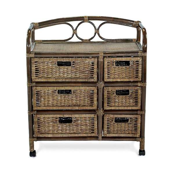 Купить комод с плетеными ящиками 19/08 - 17 981 ₽