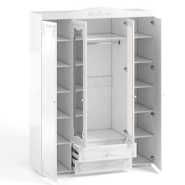 Купить шкаф четырехдверный италия ит-63 - 32 488 руб.