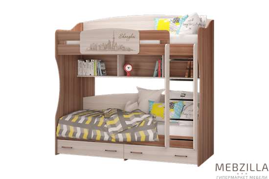 Купить кровать двухъярусная вояж 80х200 - 33 133 руб.