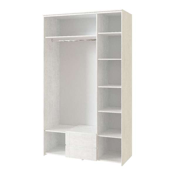 Купить шкаф для одежды с ящиками трехдверный твист 13 - 31 445 руб.