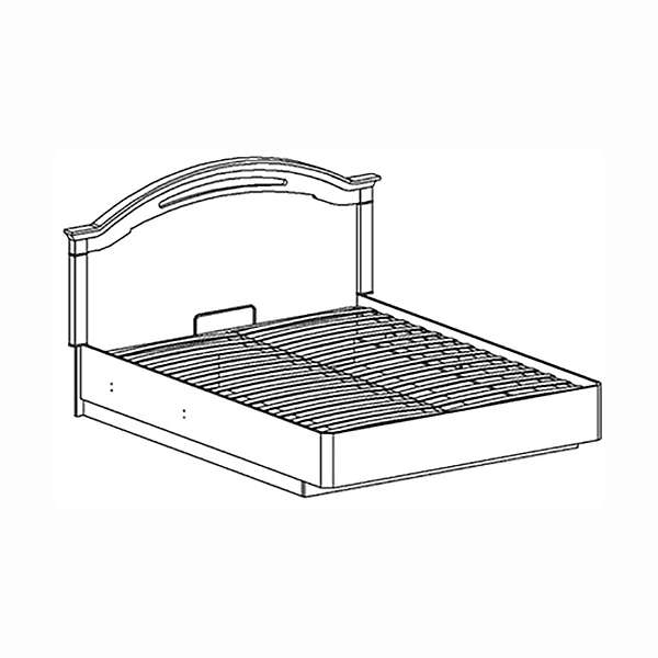 Купить кровать с подъемным механизмом №294 мк 57 - 27 844 руб.