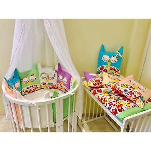 Комплект постельного белья универсальный Совы