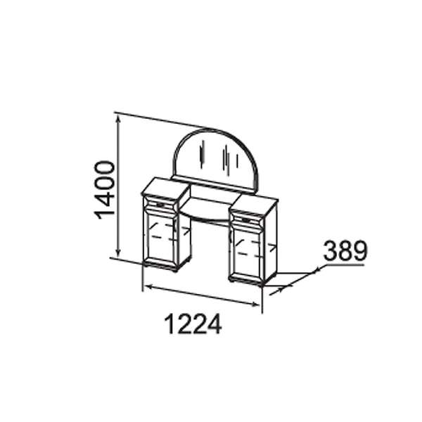 Купить стол туалетный ника-люкс 14р - 13 147 руб.