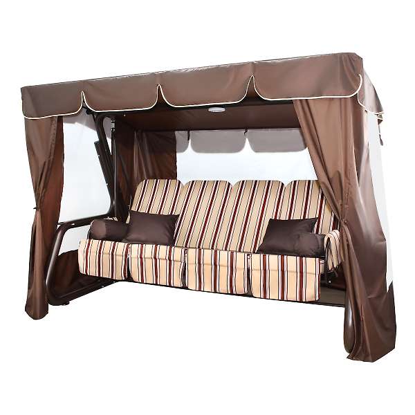 Купить качели садовые эдем прямая крыша - 51 580 ₽