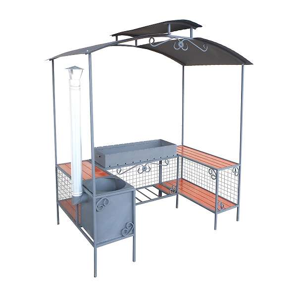 Купить мангал-беседка мм-27п - 45 400 руб.