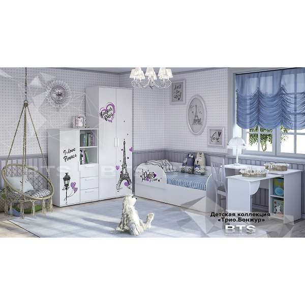 Купить кровать детская с подъемным механизмом трио крп-01 - 12 761 руб.