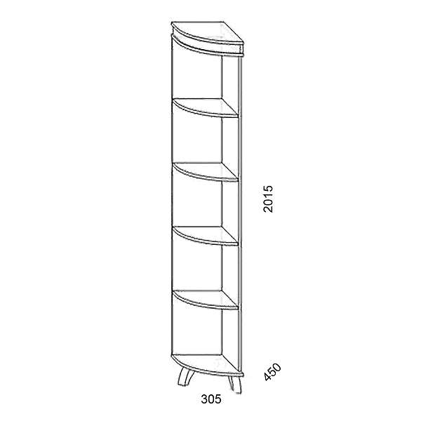 Купить полка угловая орфей-11 п кмк 0364.6 - 8 057 руб.