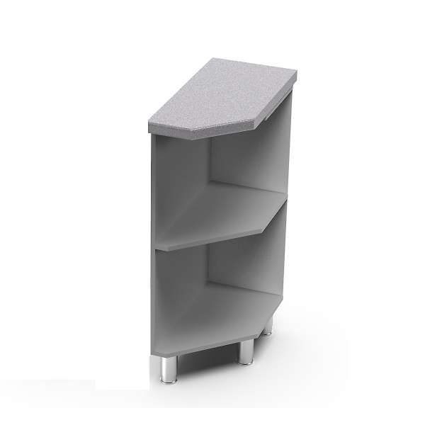 Купить шкаф напольный торцевой открытый правый крафт шнтоп - 1 752 ₽