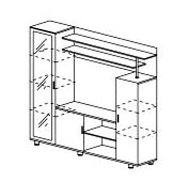 Купить стенка фиеста 1 - 9 099 руб.