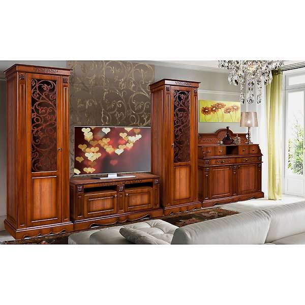 Купить шкаф с витриной 1д амелия кмк 0435.11 - 39 034 руб.