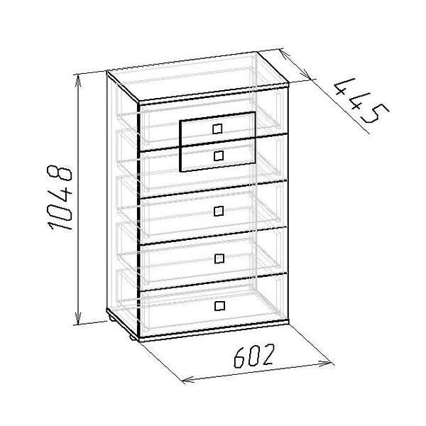 Купить комод 9 амели - 11 178 ₽