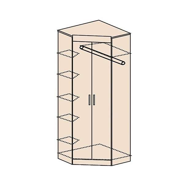 Купить шкаф угловой ника н5 - 16 321 ₽