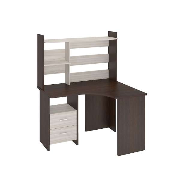 Купить стол компьютерный с надставкой нкл-120 домино lite скл-угл120 - 14 890 ₽