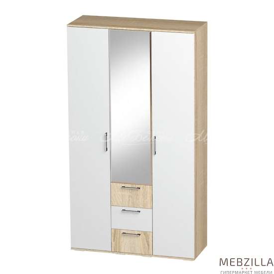 Купить шкаф трехдверный шк-14 белладжио - 13 456 руб.
