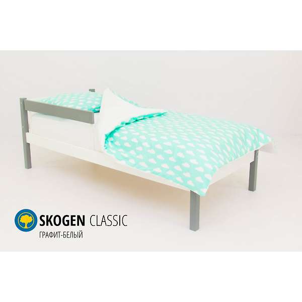 Купить кровать svogen classic графит-белый - 7 890 руб.