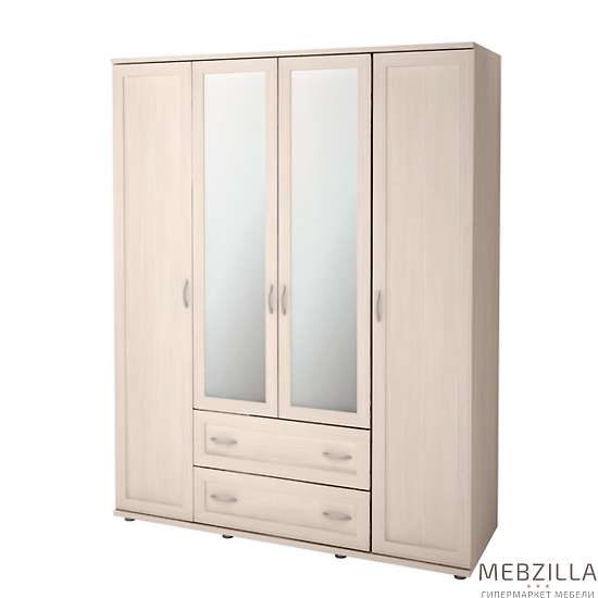 Купить шкаф для одежды 4-х дверный ника-люкс 19р - 35 336 руб.