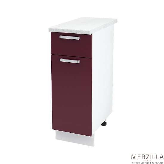 Купить шкаф напольный с одним ящиком юлия шн1я 300 б/ст - 3 304 ₽