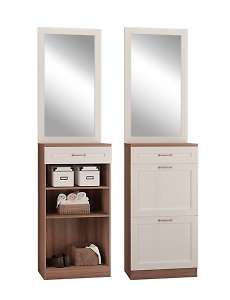 Лестер Зеркало настенное 1067*600 т.ясень/св.бодега