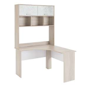 Паскаль Стол угловой со стеллажом