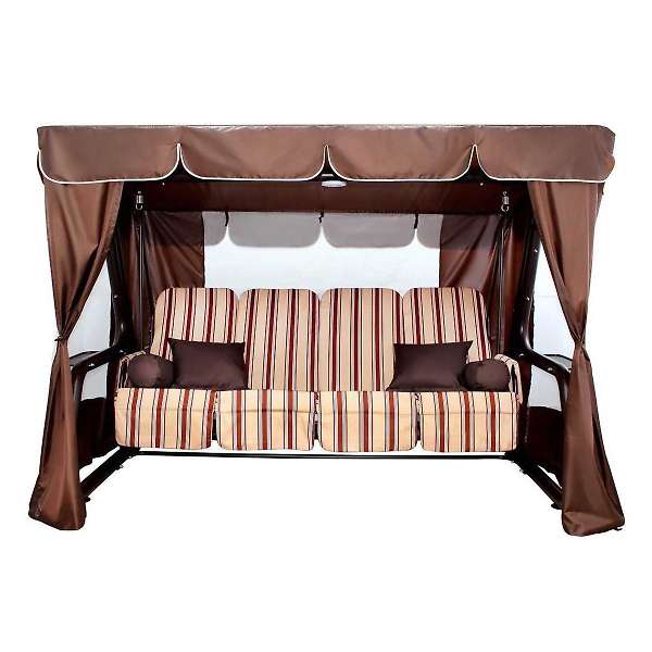 Купить качели садовые эдем прямая крыша - 51 580 ₽