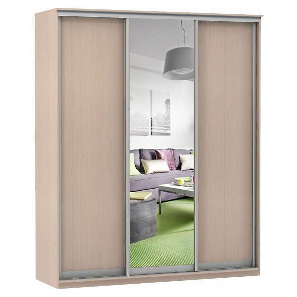 Купить шкаф-купе модерн 2362 (дверь/зеркало, 3 секции) - 38 802 руб.