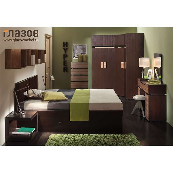 Купить спальня hyper комплектация 2 - 100 023 руб.