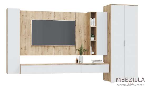 Купить гостиная модульная сканди. комплект 4, белый - 55 711 руб.