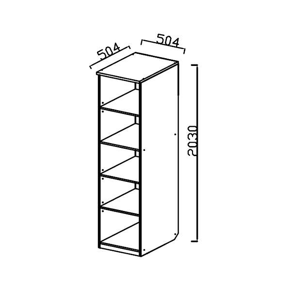 Купить шкаф-пенал 500 юн-4 юниор-7 прованс - 16 340 руб.