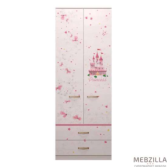 Купить шкаф для одежды с ящиками принцесса 20 - 18 453 руб.