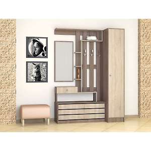 Прихожая Ямайка Комплект 1 (Ясень Шимо)