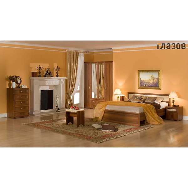 Купить спальня милана комплектация 2 (орех) - 65 918 руб.