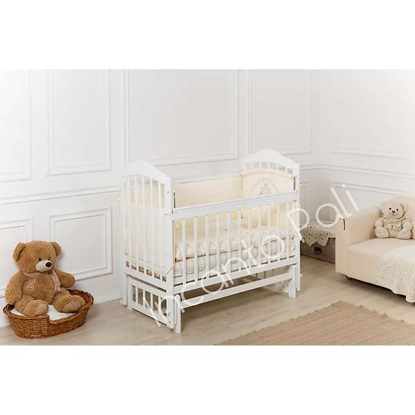 Купить кровать детская incanto pali с мишкой без ящика - 6 700 ₽