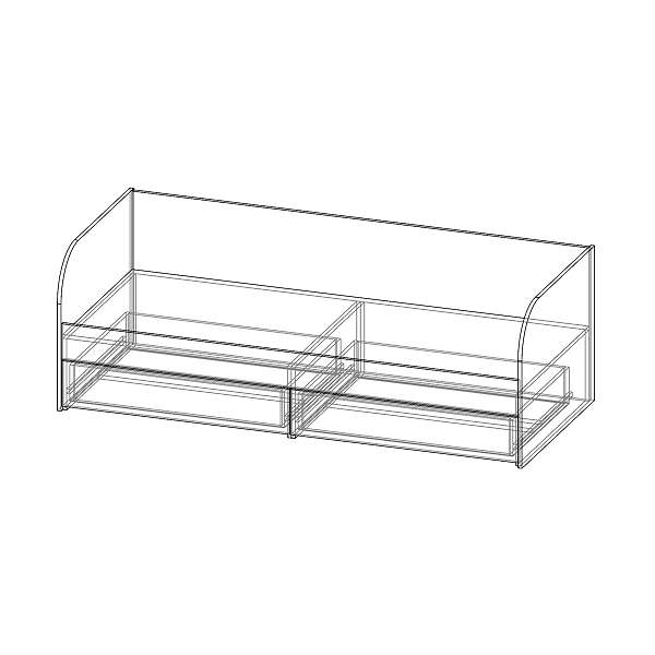 Купить кровать 800 с ящиками соло сл-84 - 10 660 руб.