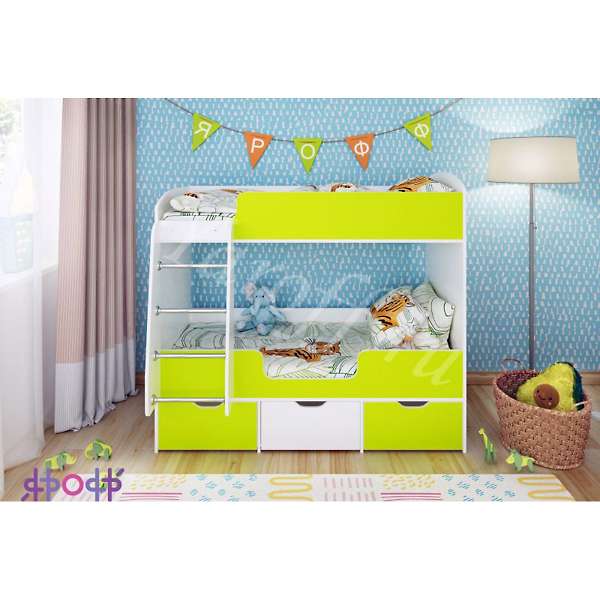 Купить кровать двухъярусная малыш двойняшка - 17 490 ₽