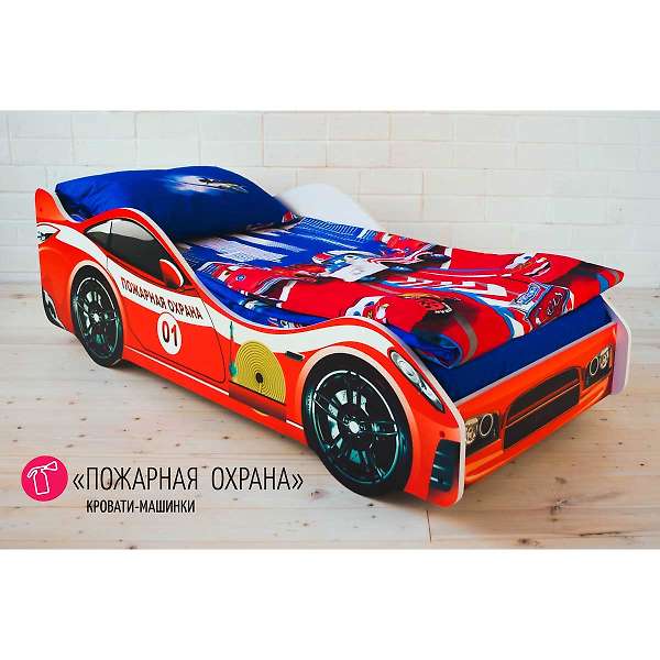 Купить кровать-машина пожарная охрана - 6 990 руб.