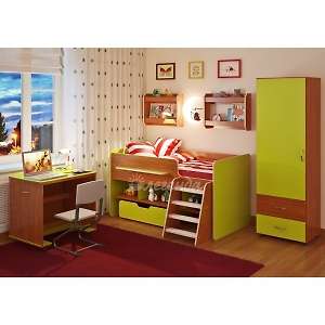 Детская стенка Легенда №11 с полками