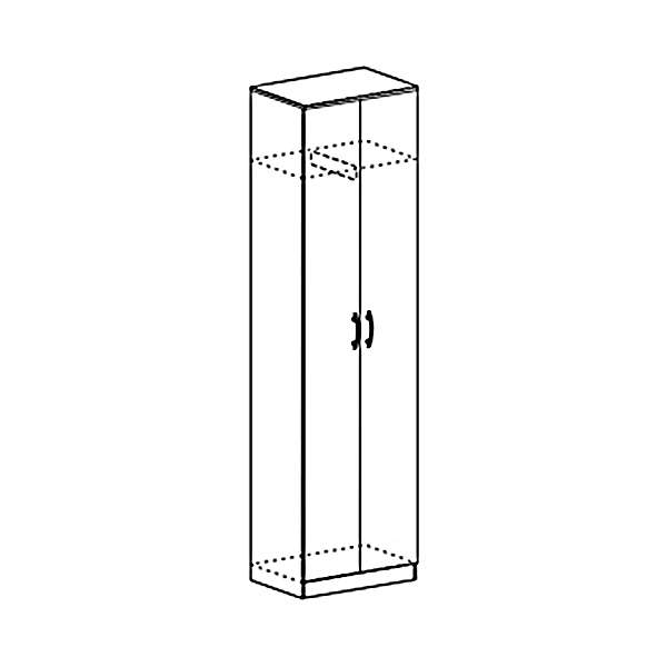 Купить шкаф для одежды лдсп макарена шк 302 - 5 724 руб.