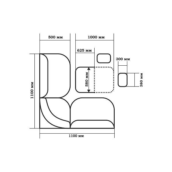 Купить уголок кухонный нарцисс - 13 563 руб.
