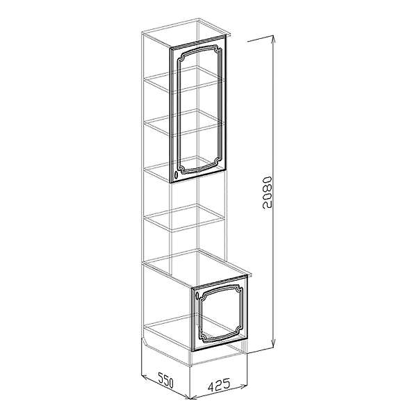 Купить пенал открытый 12 диана мдф - 6 910 руб.