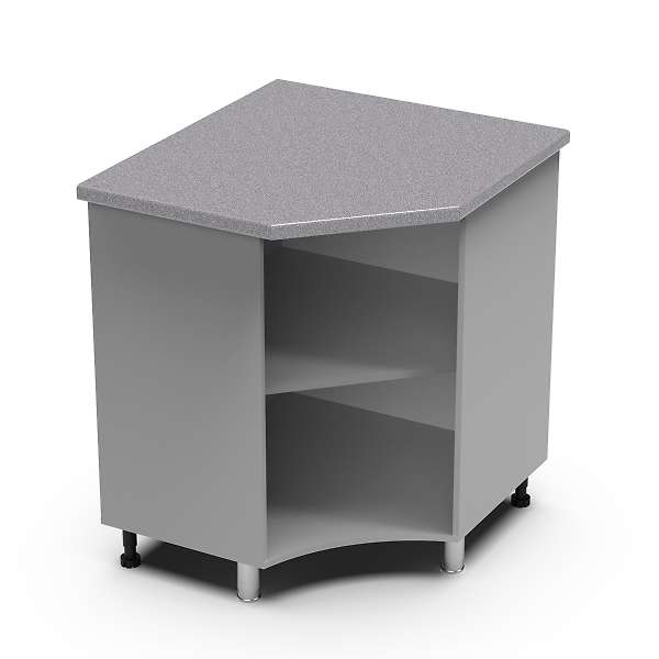 Купить угловой рабочий стол 850х850 угол радиусный танго урр - 10 794 руб.