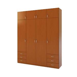 Шкаф четырехстворчатый с антресолью ШР-425