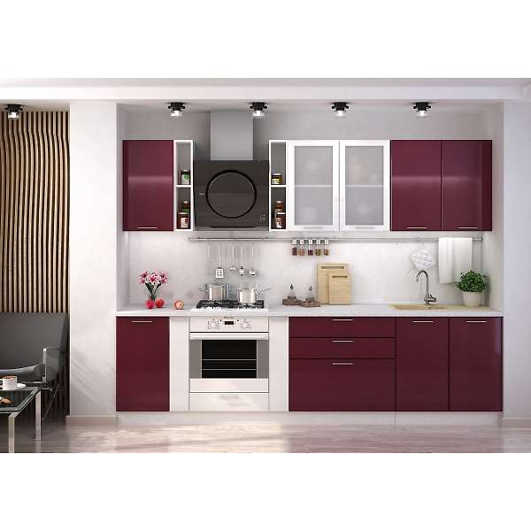 Купить шкаф напольный открытый торцевой ксения шнпу 300 б/ст - 1 716 ₽