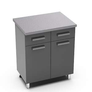 Рабочий стол 800 с 2 ящиками Танго 8Р2