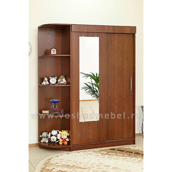Купить шкаф-купе двухдверный кх2/42/1з холл - 11 476 руб.