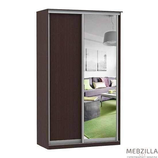 Купить шкаф-купе модерн 1190 (дверь/зеркало, 1 секция) - 23 896 руб.