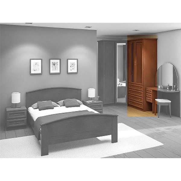 Купить шкаф двухдверный платяной с ящиками эльза эл-10 - 20 430 руб.