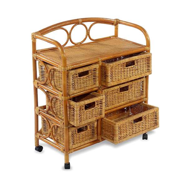 Купить комод с плетеными ящиками 19/08 - 17 981 ₽